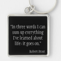 Robert Frost Key Chain