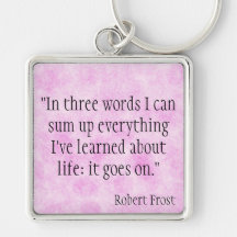 Robert Frost Key Chain