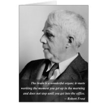 Robert Frost Quote - The Brain Cards