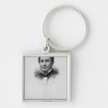 Robert Wilhelm Bunsen, engraved by C.H Jeens Keychains