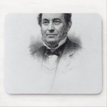 Robert Wilhelm Bunsen, engraved by C.H Jeens Mousepad