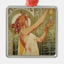 Robette Absinthe Advertisement Poster Christmas Tree Ornament