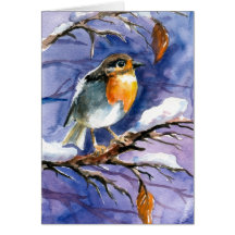 Robin Greeting Card