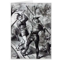 Robin Hood and Little John Cards