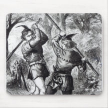 Robin Hood and Little John Mouse Pad