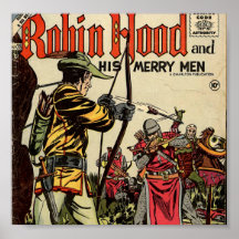 Robin Hood Comic Book Posters