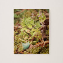 Robin's Egg and Wildflowers Puzzle