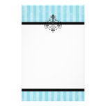 Robin's Egg Blue Flourish Customised Stationery