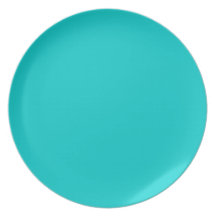 Robin's Egg Blue Plate