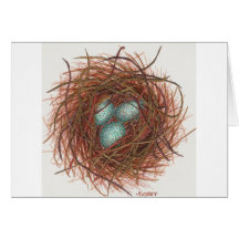 Robin's Nest Greeting Card