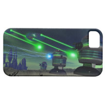 Robot Attack iPhone 5 Covers