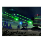 Robot Attack Postcard