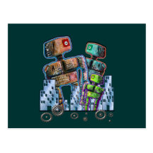 Robot City Post Card