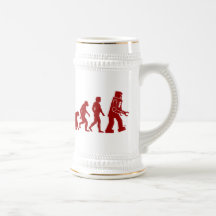 Robot Evolution of man into robot Mug
