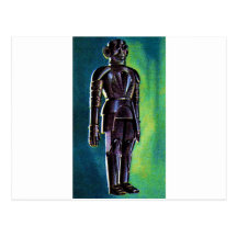 Robot Golden Age Post Card