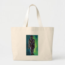 Robot Golden Age Tote Bags