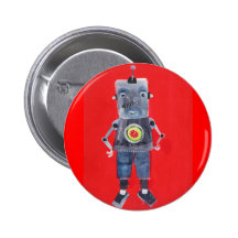 ROBOT PINBACK BUTTONS