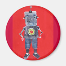 ROBOT REFRIGERATOR MAGNET