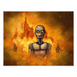 robot revolution scifi photo print
