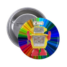 RoBoT X-16 Pinback Button
