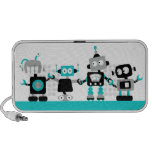 Robots - Blue iPod Speakers