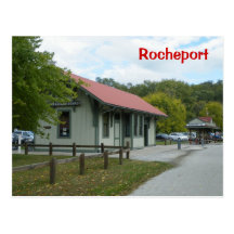 Rocheport Railroad Station Postcard