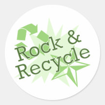 Rock and Recycle Sticker