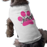 Rock and Roll Pawprint Dog Tees