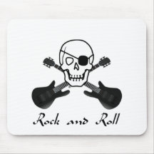Rock and Roll Pirate Mousemat