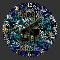 Rock Around the Clock Music Piano Clock wall clocks