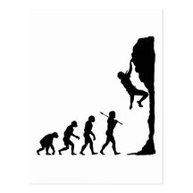 Rock Climbing Post Card