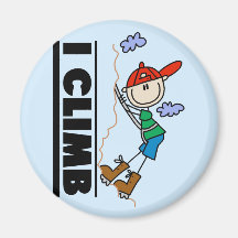 Rock Climbing Tshirts and Gifts Fridge Magnet