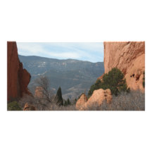 Rock formation customised photo card