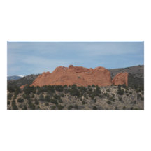 Rock formation customised photo card