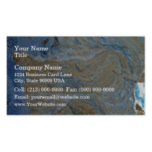 Rock fossils pattern business card