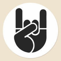 Rock Hand Stencil stickers