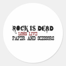 Rock Is Dead Sticker