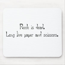 Rock is deadT-shirts and gifts. Mouse Mats