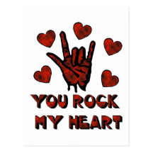 Rock My Heart Postcards