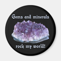 Rock My World Refrigerator Magnet