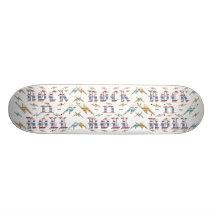 Rock-n-Roll Custom Skateboard