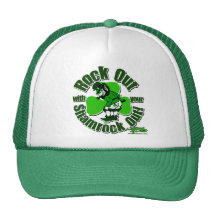 Rock Out With Your Shamrock Out! Mesh Hats
