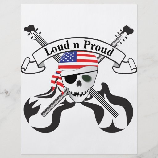 Rock Pirate USA Style Flyer