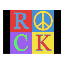 Rock Pop Art Design Post Cards