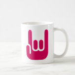 rock sign mug