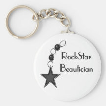 Rock Star Beautician Key Chains