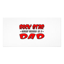 Rock Star...Dad Photo Card