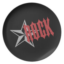 Rock Star Dinner Plates