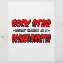 Rock Star...Granddaughter Custom Flyer