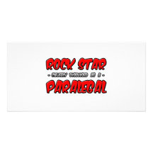 Rock Star...Paralegal Customized Photo Card